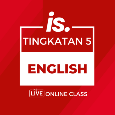 LIVE ONLINE TUITION - ENGLISH - FORM5-2025